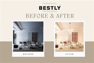 До і після макіяжу люстри|BESTLY Кейс Америка