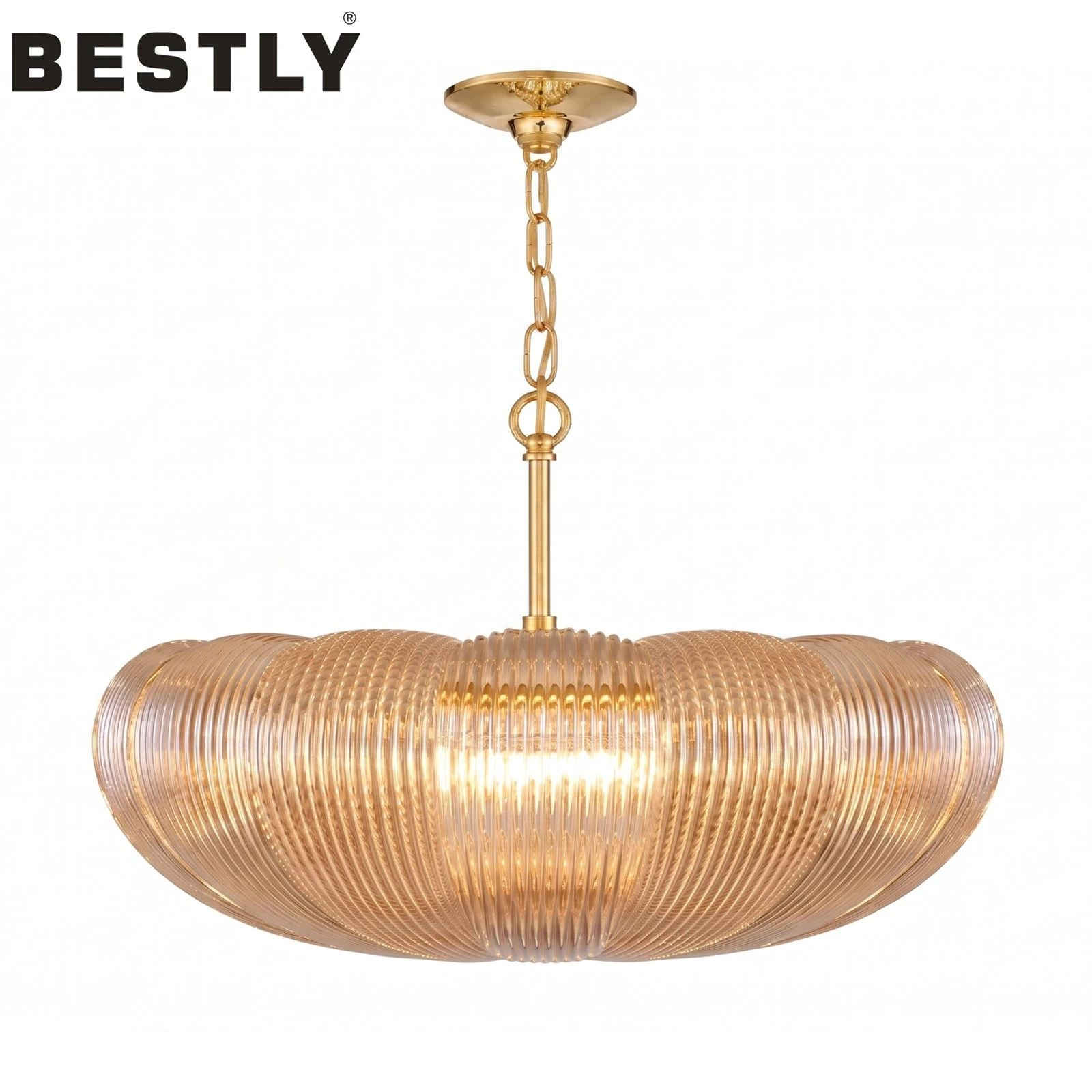 Modern Dual-tone Glass Chandelier Modern Dual-tone Glass Chandelier